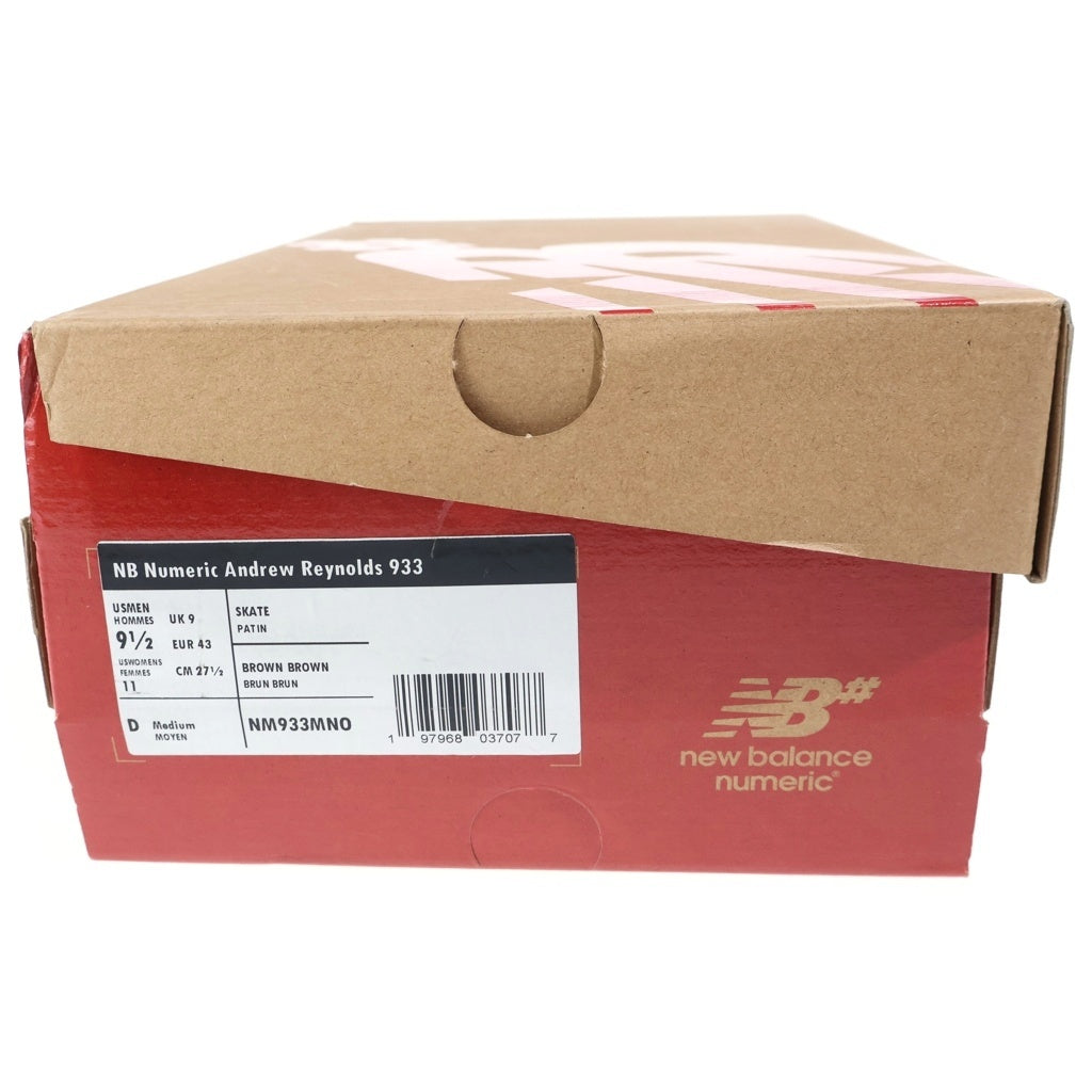 New Balance(ニューバランス) ×ANDREW REYNOLDS アンドリューレイノルズ スウェード ローカットスニーカー ブラウン US9.5/27.5cm NM933MNO
