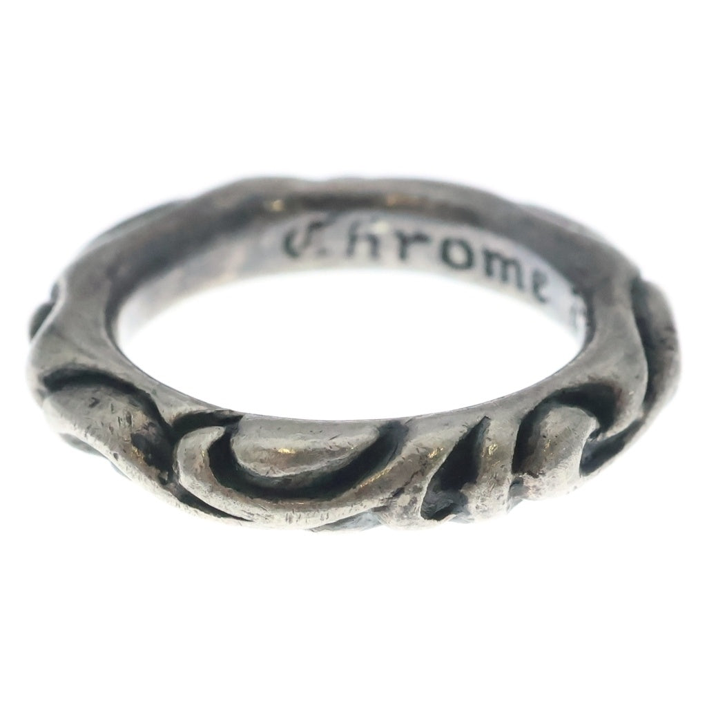 CHROME HEARTS(クロムハーツ) SCRL BAND スクロールバンド リング シルバー BCA351