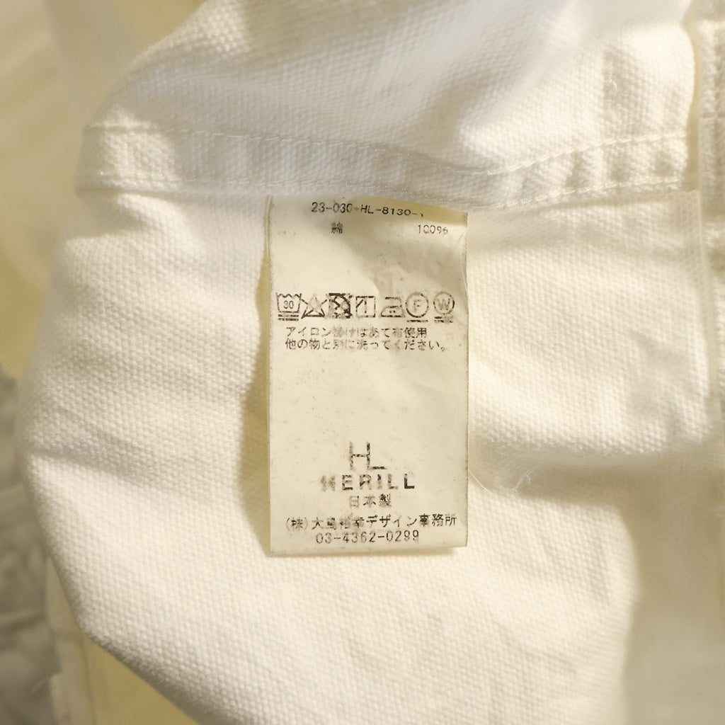 HERILL(ヘリル) 23SS DUCK UTILITY SHORTS ユーテリティ ダック ハーフパンツ ショーツ ホワイト 23-030-HL-8130-1