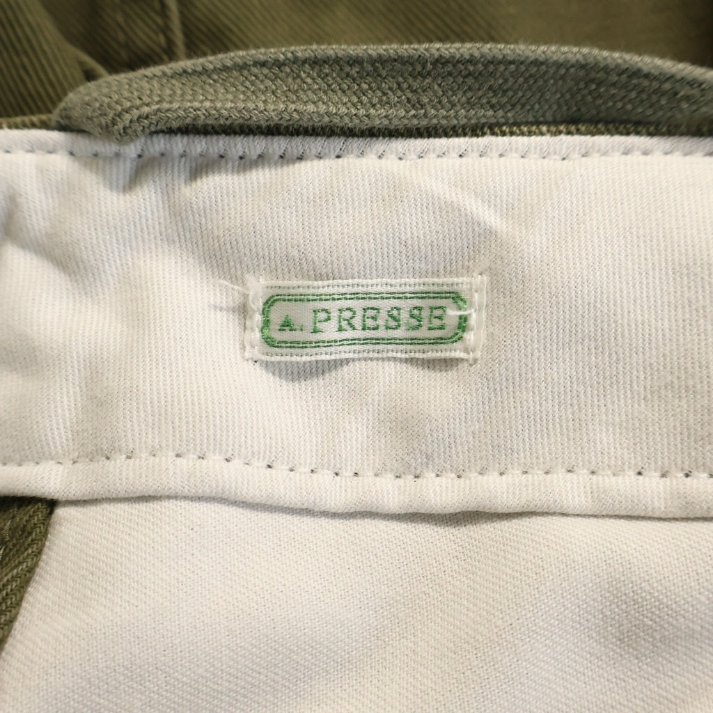 A.PRESSE(アプレッセ) 23SS M-51 SHORTS ミリタリー カーゴショーツ ハーフパンツ カーキ 23SAP-04-01M