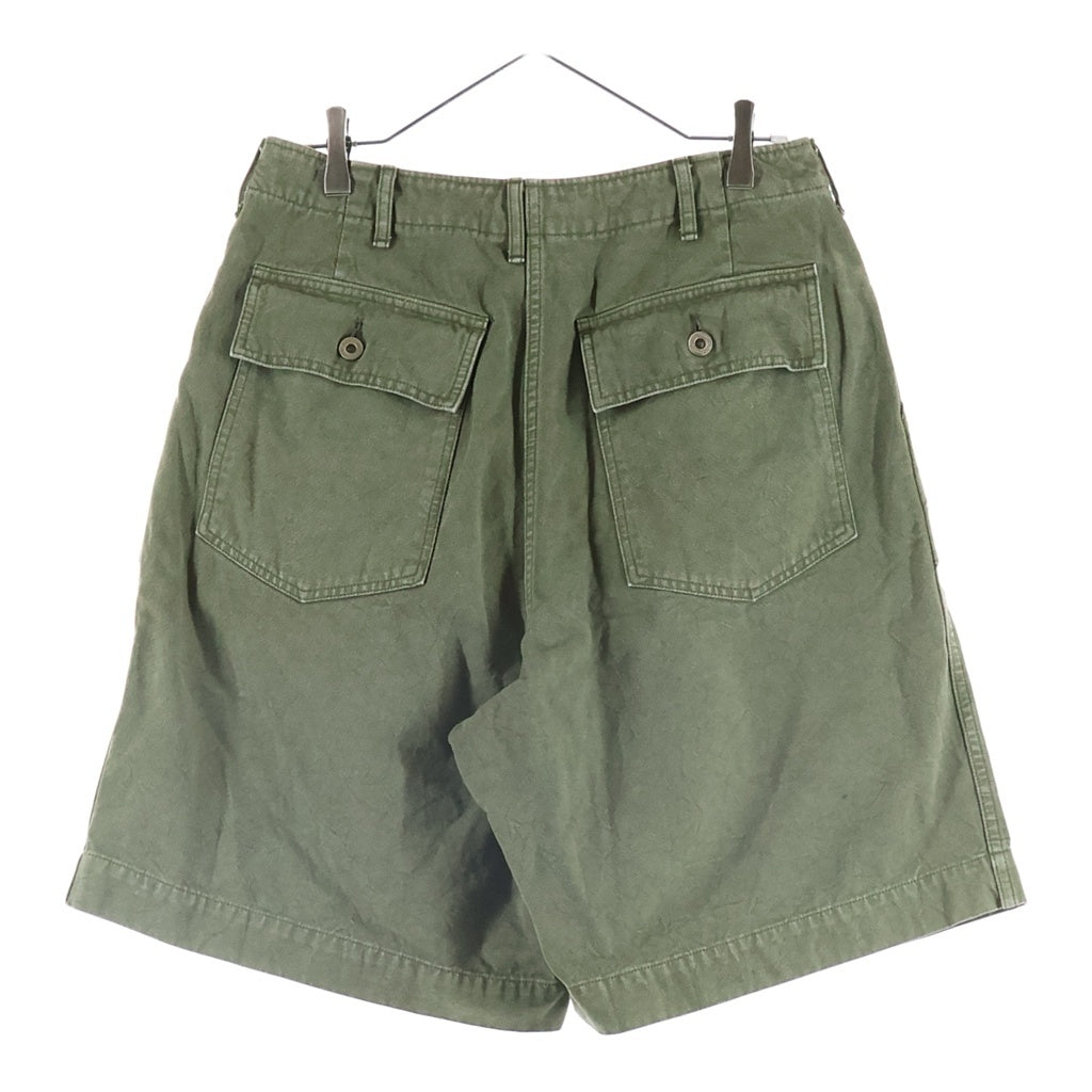 HERILL(ヘリル) 23SS DUCK UTILITY SHORTS ユーテリティ ダック ハーフパンツ ショーツ カーキ 23-030-HL-8130-1