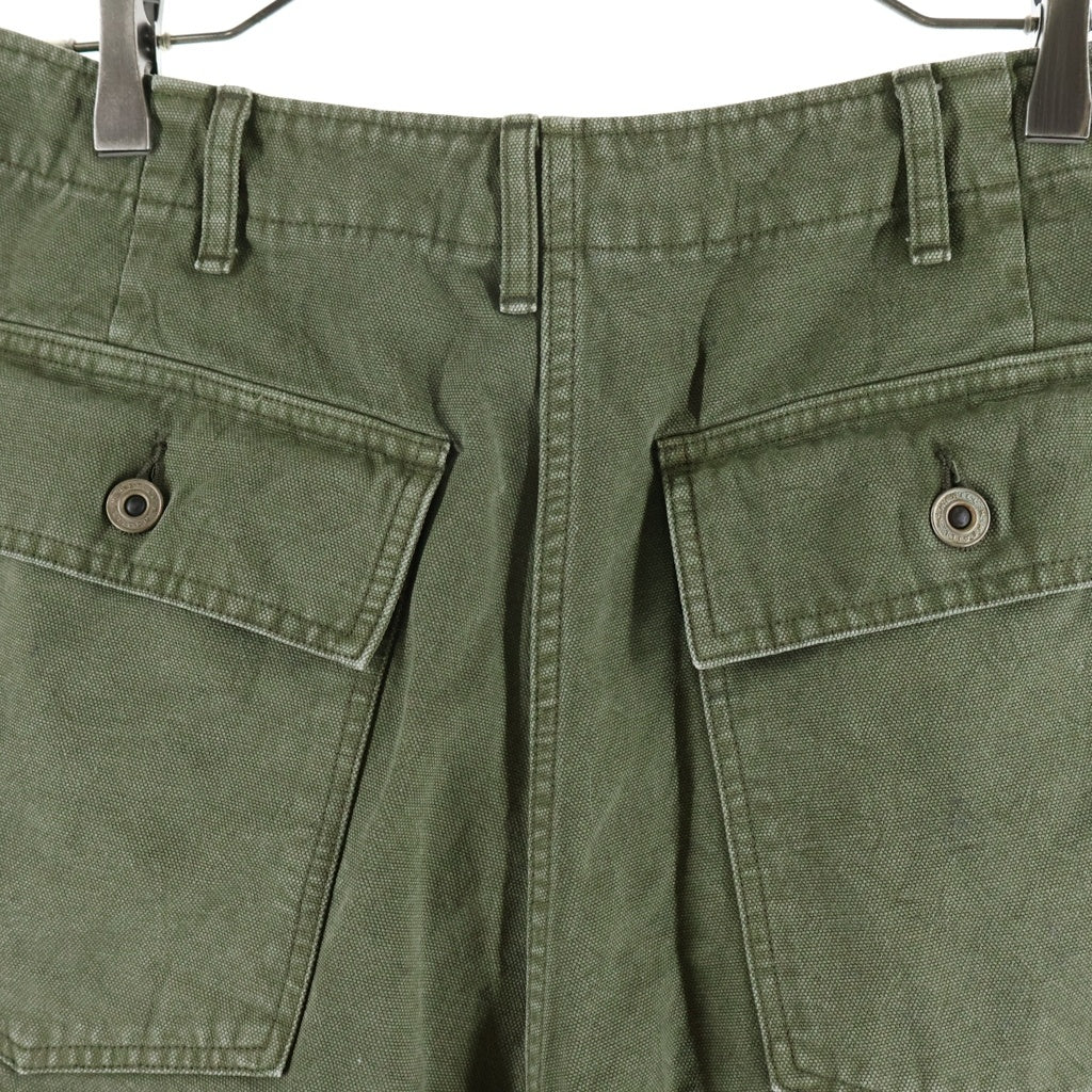 HERILL(ヘリル) 23SS DUCK UTILITY SHORTS ユーテリティ ダック ハーフパンツ ショーツ カーキ 23-030-HL-8130-1