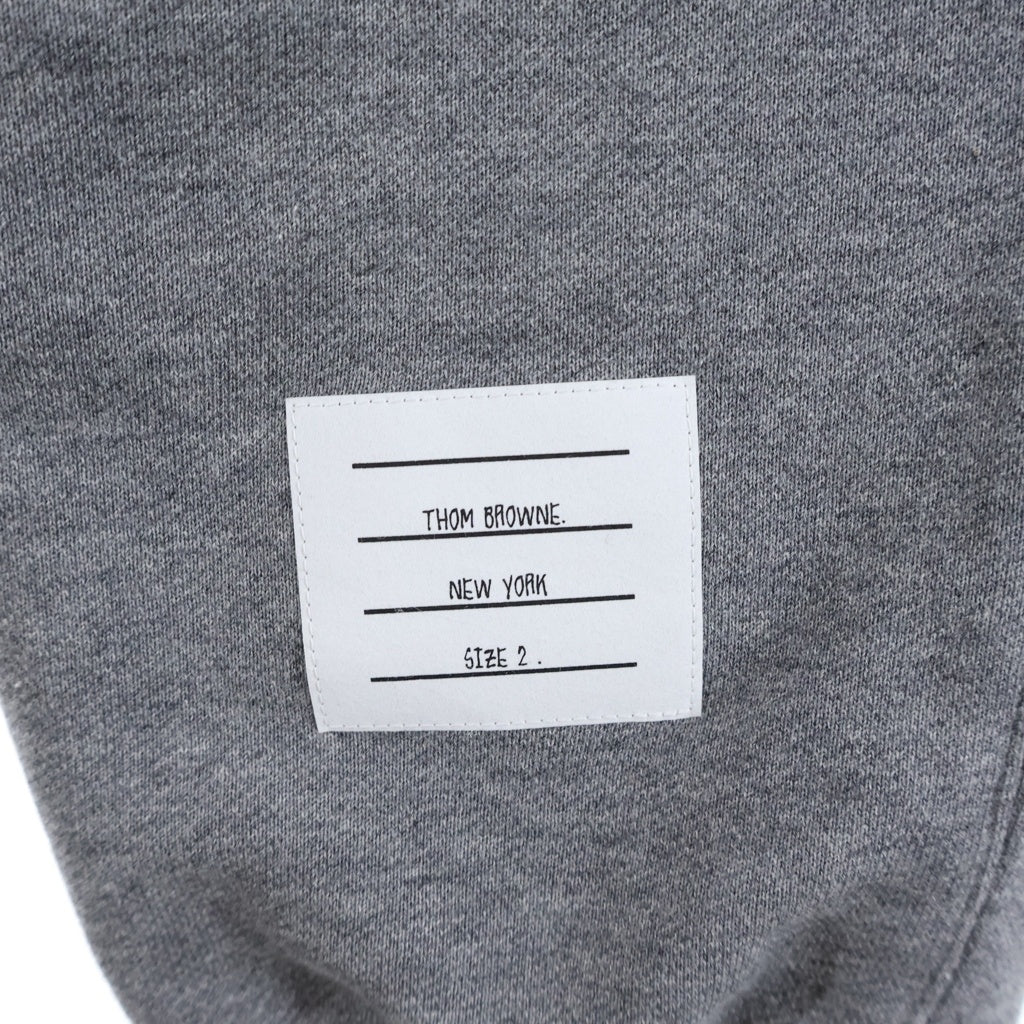 THOM BROWNE(トムブラウン) クラシック ループバック 4BAR スウェットパンツ グレー MJQ008A-06910-035