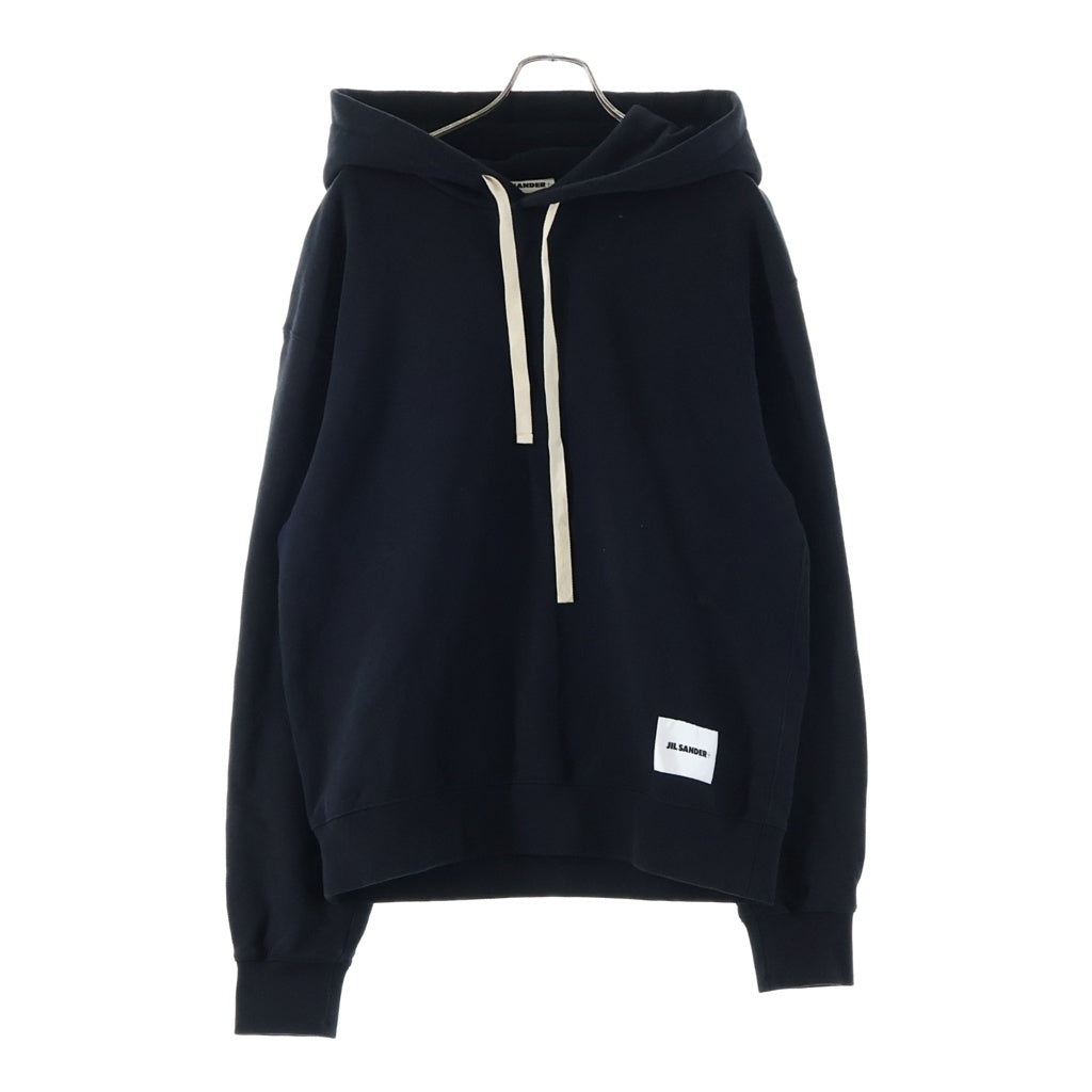 JIL SANDER +(ジルサンダープラス) 23SS コットン プルオーバースウェットパーカー フーディー ブラック J47GU0105 J20039
