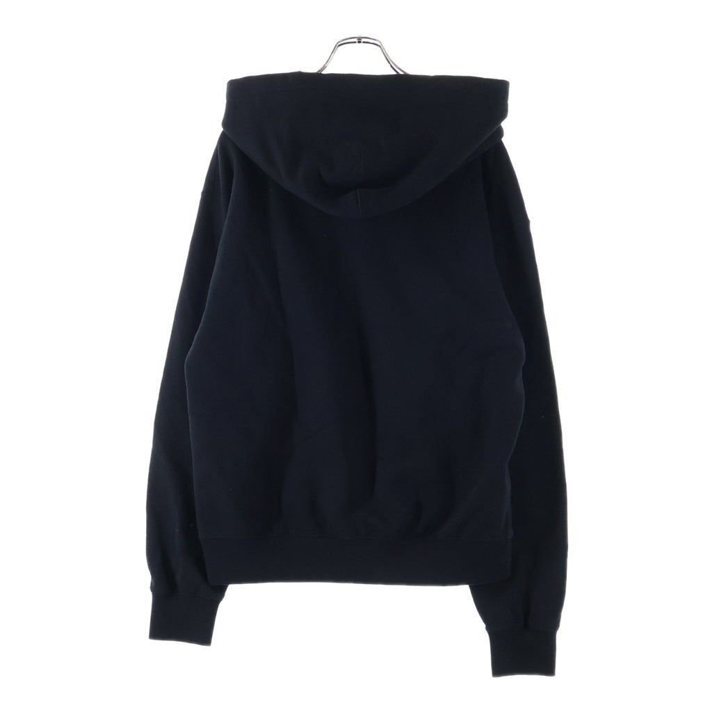 JIL SANDER +(ジルサンダープラス) 23SS コットン プルオーバースウェットパーカー フーディー ブラック J47GU0105 J20039