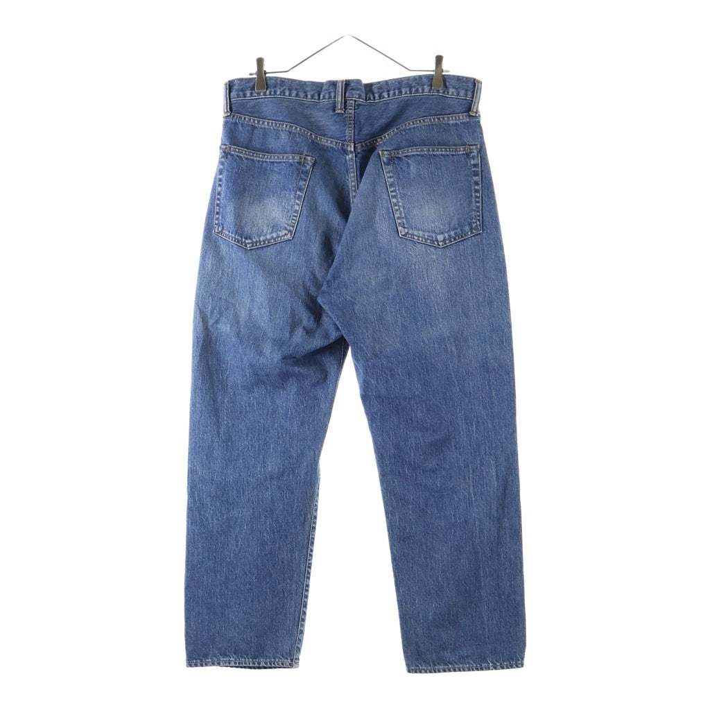 A.PRESSE(アプレッセ) 22SS WASHED DENIM WAIDE PANTS ウォッシュド ワイド デニムパンツ インディゴ 22SAP-04-07H