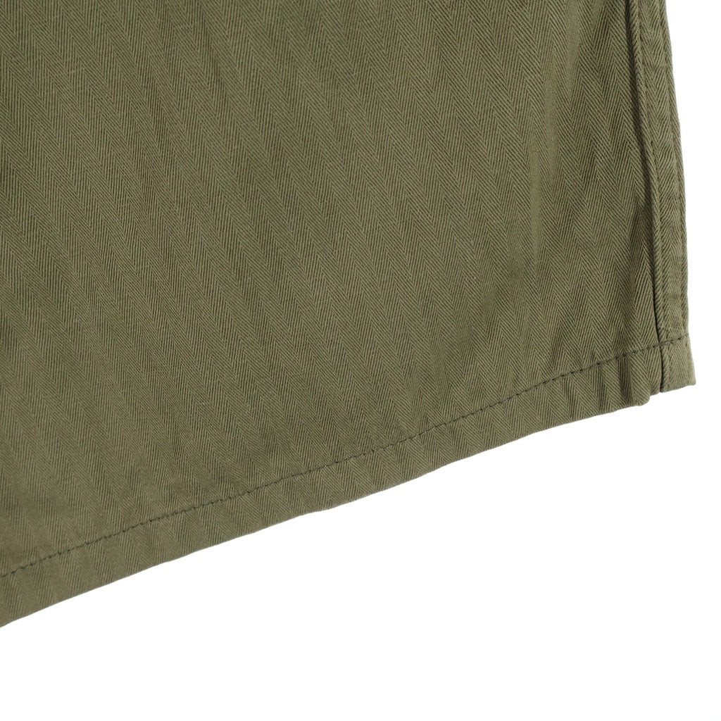 MAATEE&SONS(マーティーアンドサンズ) 25SS MILITARY DENIM ミリタリー ストライプ デニムパンツ カーキ MT5103-0215B