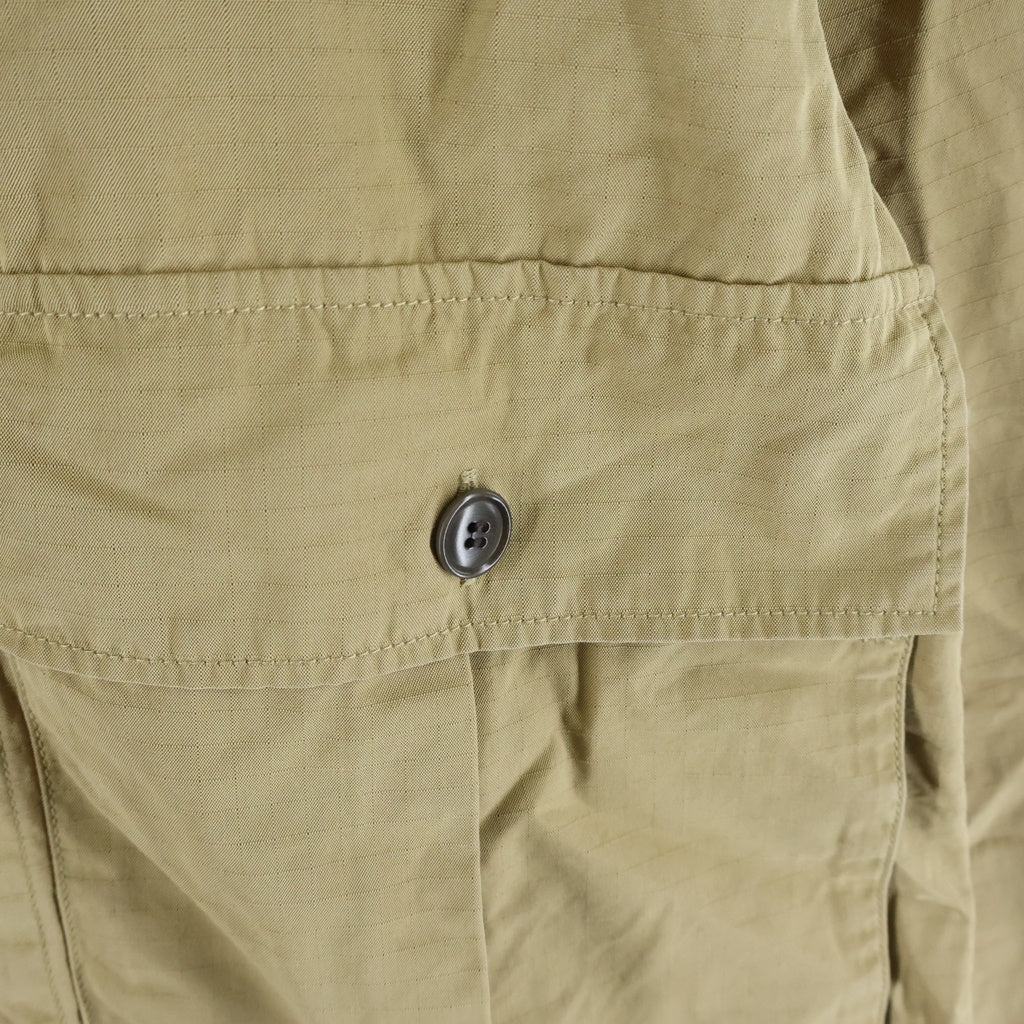 VISVIM(ヴィスヴィム) 20SS DOMAINE SHIRT L/S ドメイン ナイロン混 シャツジャケット ベージュ 0120105011013