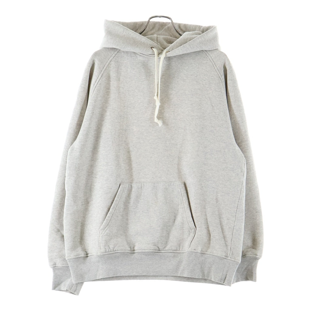 COMOLI(コモリ) 21AW コットン吊裏毛 プルオーバースウェットパーカー フーディー グレー U03-05002