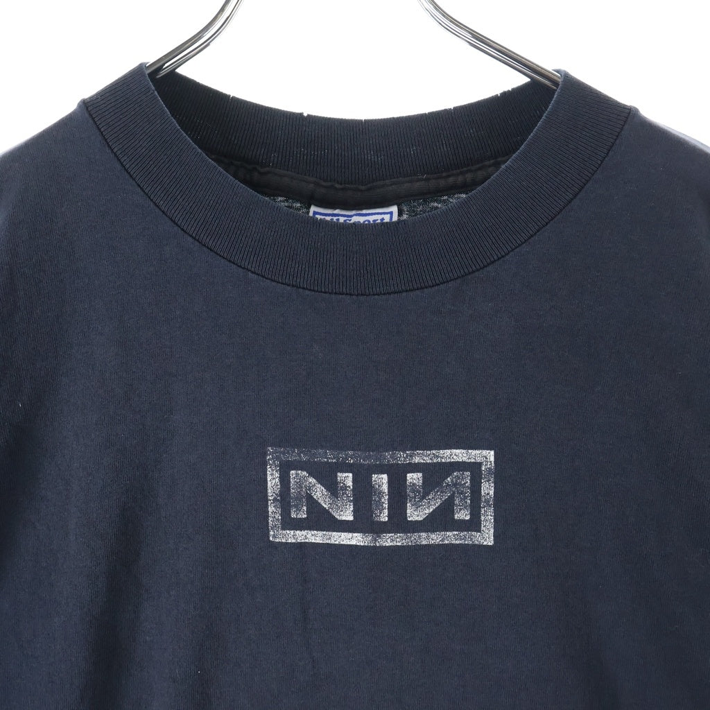 VINTAGE(ヴィンテージ) 90S VINTAGE NINE INCH NAILS BOX LOGO TEE ナインインチネイルズ ボックスロゴプリント ヴィンテージ Tシャツ 半袖カットソー ブラック