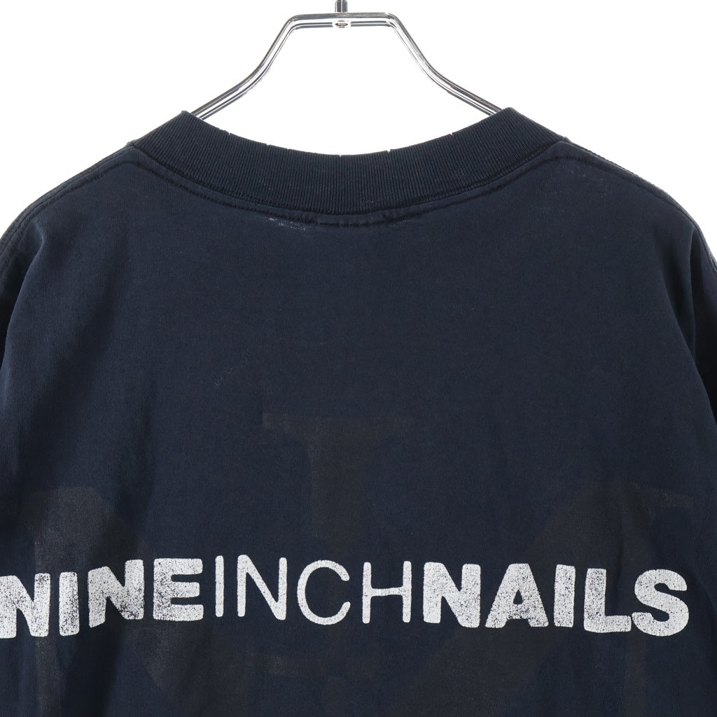 VINTAGE(ヴィンテージ) 90S VINTAGE NINE INCH NAILS BOX LOGO TEE ナインインチネイルズ ボックスロゴプリント ヴィンテージ Tシャツ 半袖カットソー ブラック