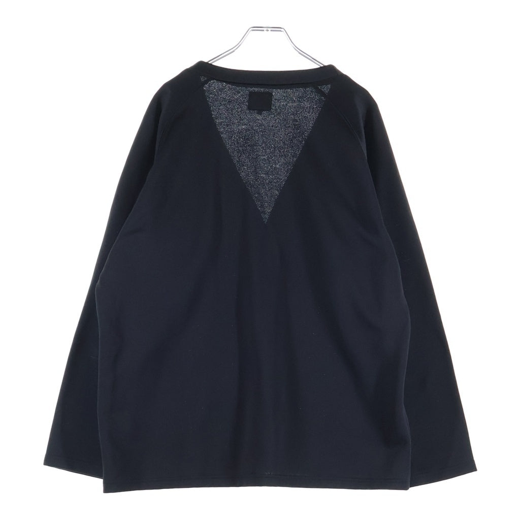 Needles(ニードルス) V Neck Cardigan C/Pe Bright Jersey パピヨンエンブロイダリー Vネック カーディガン ジャージ ブラック LQ246