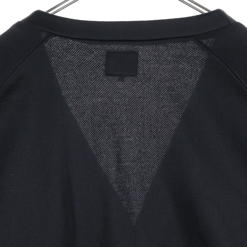 Needles(ニードルス) V Neck Cardigan C/Pe Bright Jersey パピヨンエンブロイダリー Vネック カーディガン ジャージ ブラック LQ246