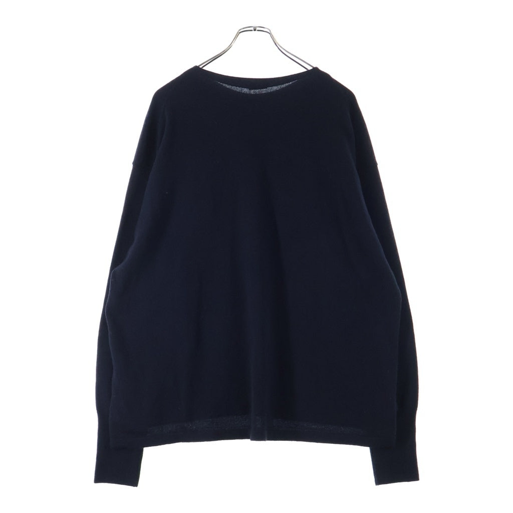 COMOLI(コモリ) 24AW CASHMERE COMOLI KNIT カシミヤ コモリ ニット セーター ネイビー A03-06012