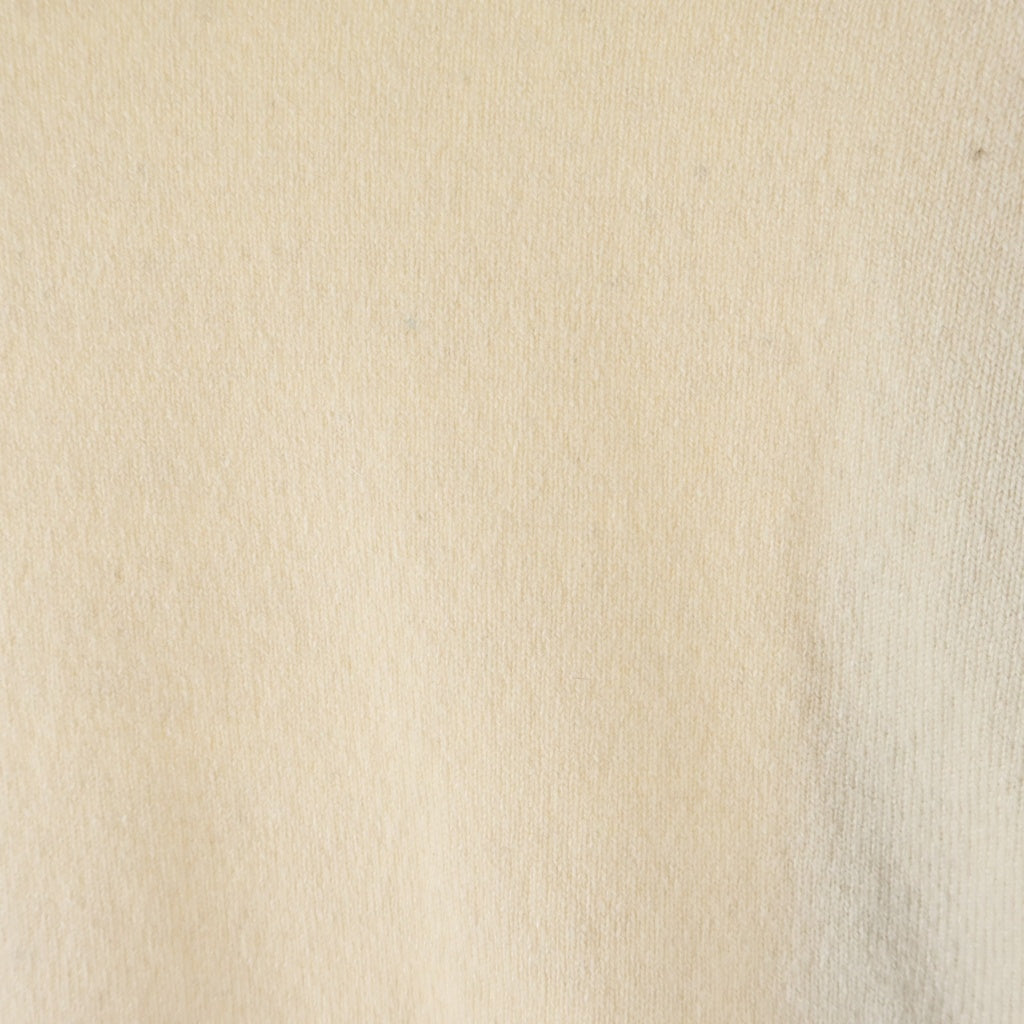 Yonetomi(ヨネトミ) RIGID CASHMERE KNIT リジッド カシミヤ ニットセーター アイボリー 95-224-017