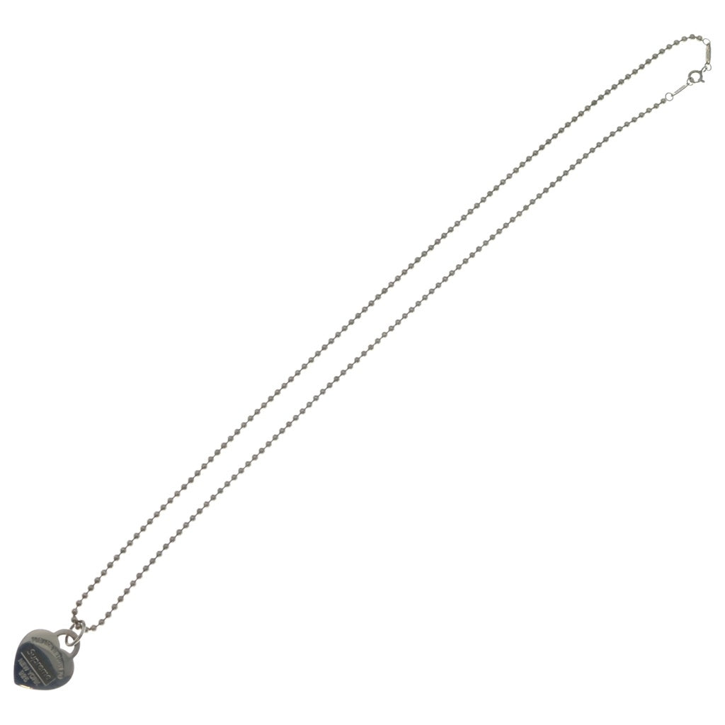 SUPREME(シュプリーム) 21AW ×Tiffany & Co Return to Tiffany Heart Tag Pendant リターン トゥー ティファニー ハート タグ ペンダント ネックレス シルバー