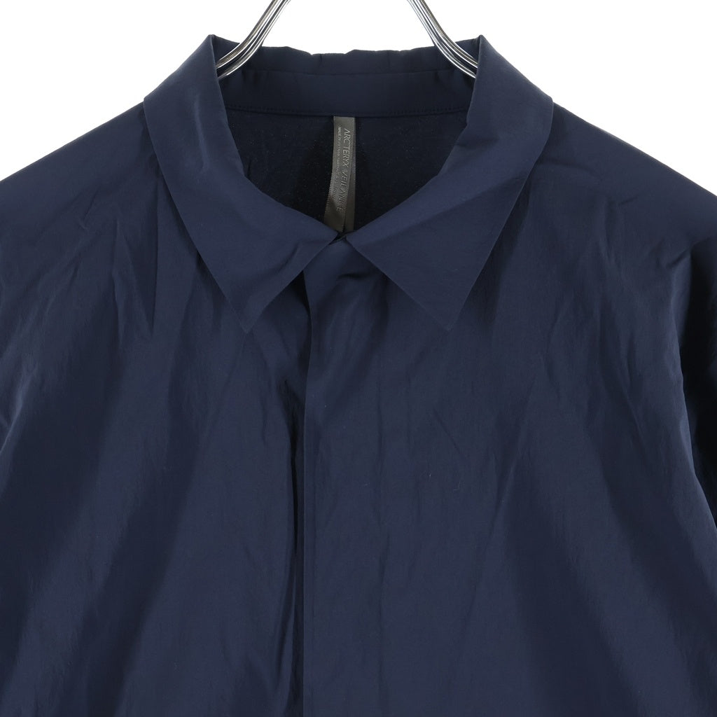 ARC'TERYX(アークテリクス) 25AW METRY LS SHIRT メトリー ロングスリーブ ナイロンシャツ ネイビー X000009122