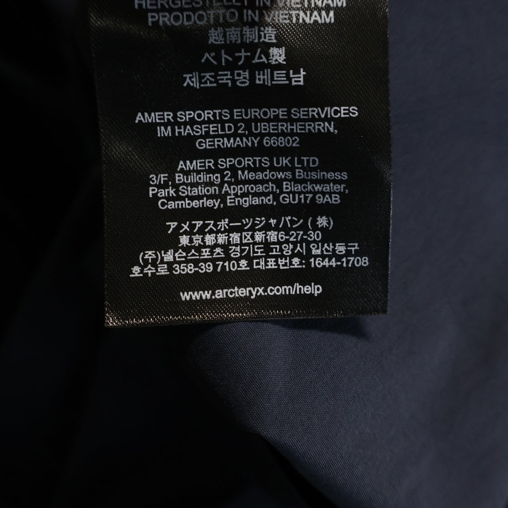 ARC'TERYX(アークテリクス) 25AW METRY LS SHIRT メトリー ロングスリーブ ナイロンシャツ ネイビー X000009122