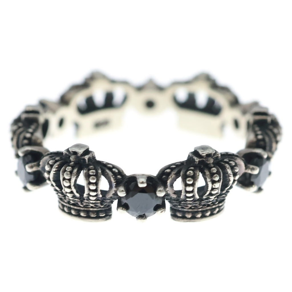 Justin Davis(ジャスティンデイヴィス) CHERISHW/STONE チェリッシュ ウィズ ストーン クラウンモチーフ リング シルバー SRJ325