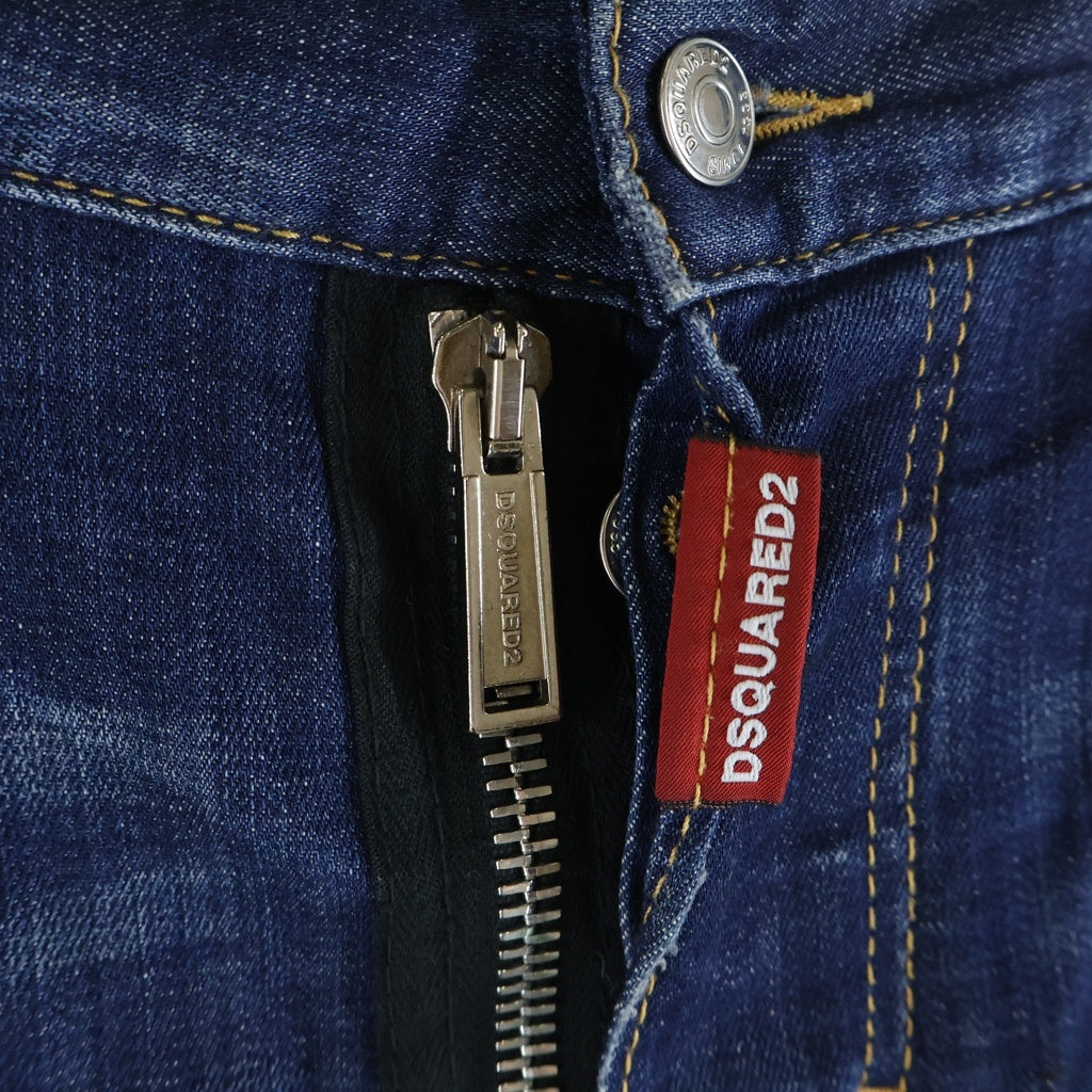 DSQUARED2(ディースクエアード) 18SS M.B.JEAN WEIRD LIMITED EDITION ウィアード リミテッド エディション スキニーデニムパンツ インディゴ S71LB0426 S30342