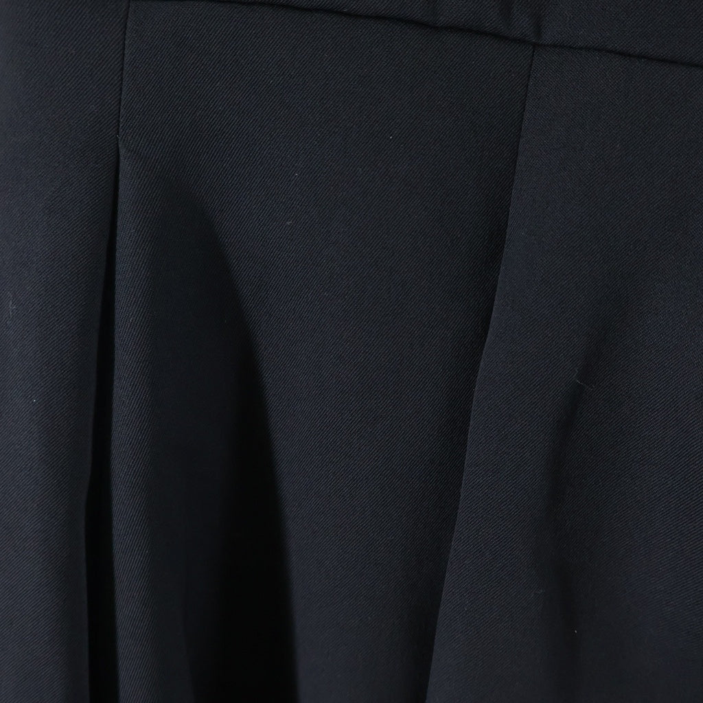 COMME des GARCONS(コムデギャルソン) 26SS SAMPLE サンプル 裾変形デザイン スラックスパンツ ブラック GQ-P011-051 レディース