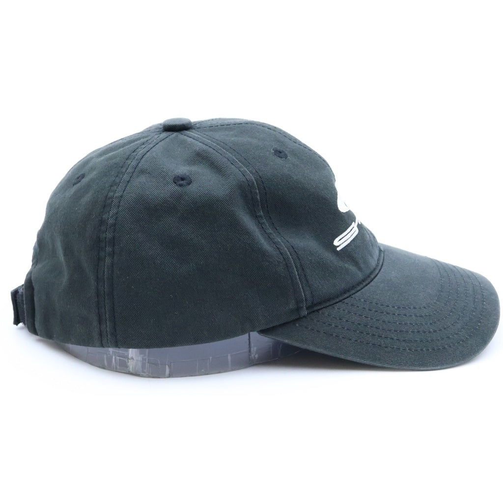 SAINT MICHAEL(セントマイケル) 25AW CAP/SAINT 6 セント6 ロゴ刺繍 べースボールキャップ 帽子 ブラック SM-HR1-0000-091