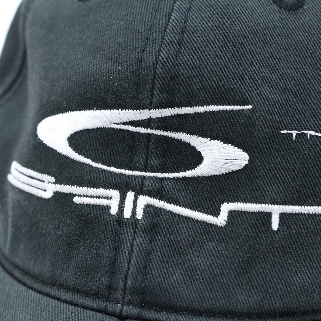 SAINT MICHAEL(セントマイケル) 25AW CAP/SAINT 6 セント6 ロゴ刺繍 べースボールキャップ 帽子 ブラック SM-HR1-0000-091