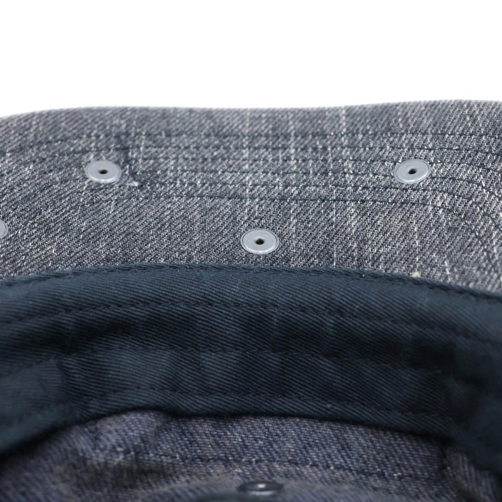 SUPREME(シュプリーム) 26SS Stars Studded Denim Camp Cap スタースタッズ装飾 ウォッシュ加工 デニムキャンプキャップ 帽子 ブラック