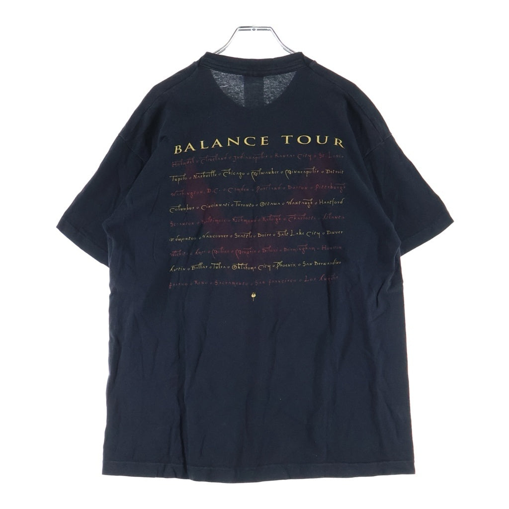 VINTAGE(ヴィンテージ) 90S VINTAGE VAN HALEN BALANCE TOUR 1995 FRUIT OF THE LOOM ヴィンテージ ヴァンへレイン バランスツアー 両面プリントTシャツ 半袖クルーネックカットソー ブラック