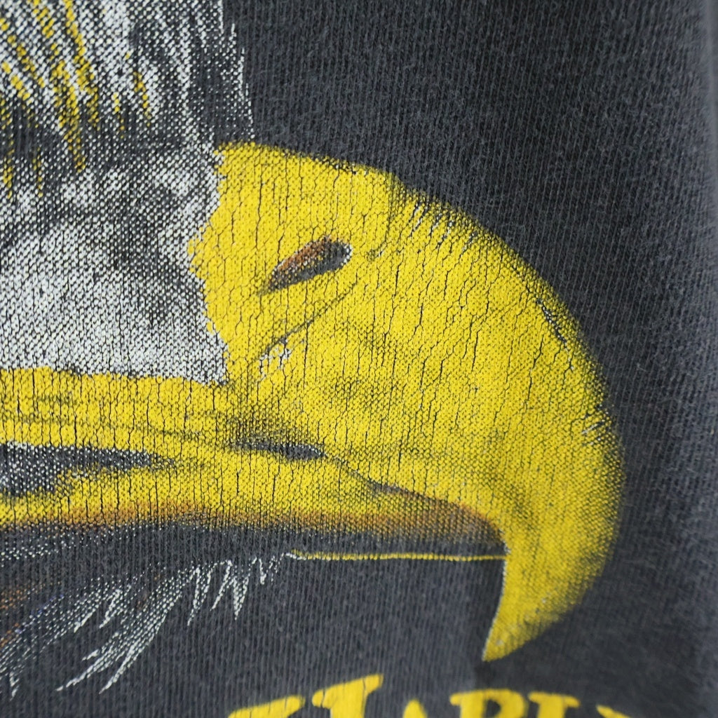 HARLEY DAVIDSON(ハーレーダビッドソン) 90S VINTAGE HARLEY COUNTRY EAGLE BIKE TEE 1994 ヴィンテージ イーグル バイク 両面プリントTシャツ 半袖クルーネックカットソー ブラック