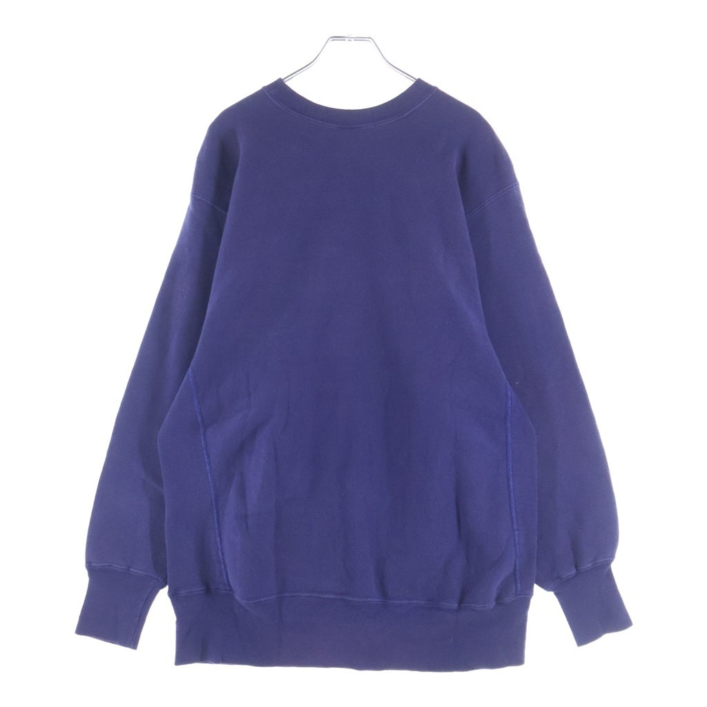 CHAMPION(チャンピオン) 70S VINTAGE REVERSE WEAVE SWEATSHIRT ヴィンテージ リバースウィーブ 単色タグ USA製 三段プリント 目無し クルーネックスウェットトレーナー パープル