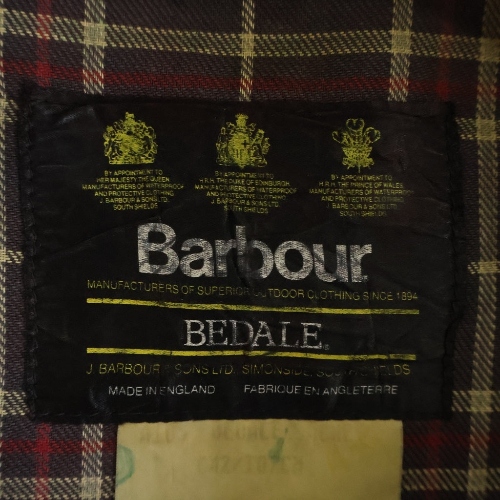 Barbour(バブアー) 90S VINTAGE BEDALE ビデイル ヴィンテージ オイルドジャケット ネイビー