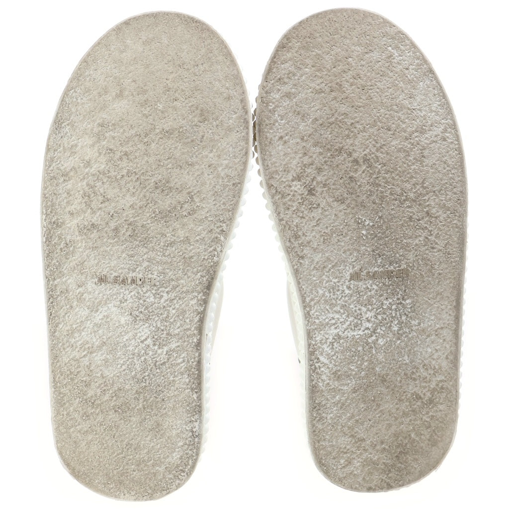JIL SANDER(ジルサンダー) 23SS プラットフォーム カーフスキン レザーローカットスニーカー レディース ホワイト J15WS0002 P4833
