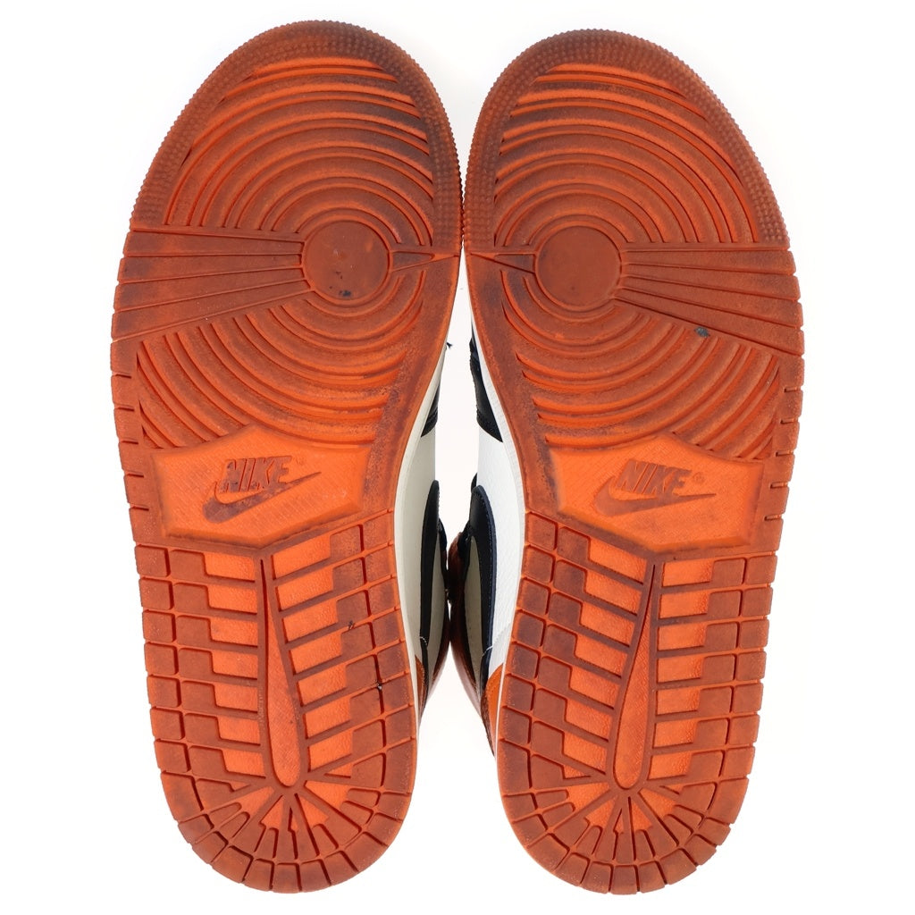 NIKE(ナイキ) AIR JORDAN 1 RETRO HIGH OG SHATTERED BACKBOARD エアジョーダン レトロ シャッタードバックボード ハイカットスニーカー オレンジ/ブラック US8.5/26.5cm DZ5485-008