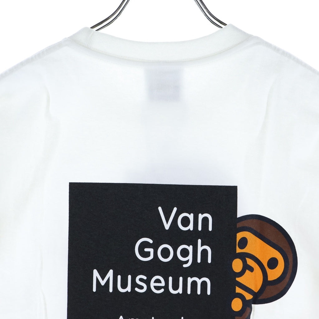A BATHING APE(アベイシングエイプ) ×VGM BABY MILO TEE ベイビーマイロ クルーネック 半袖Tシャツ カットソー ホワイト 2L23110905