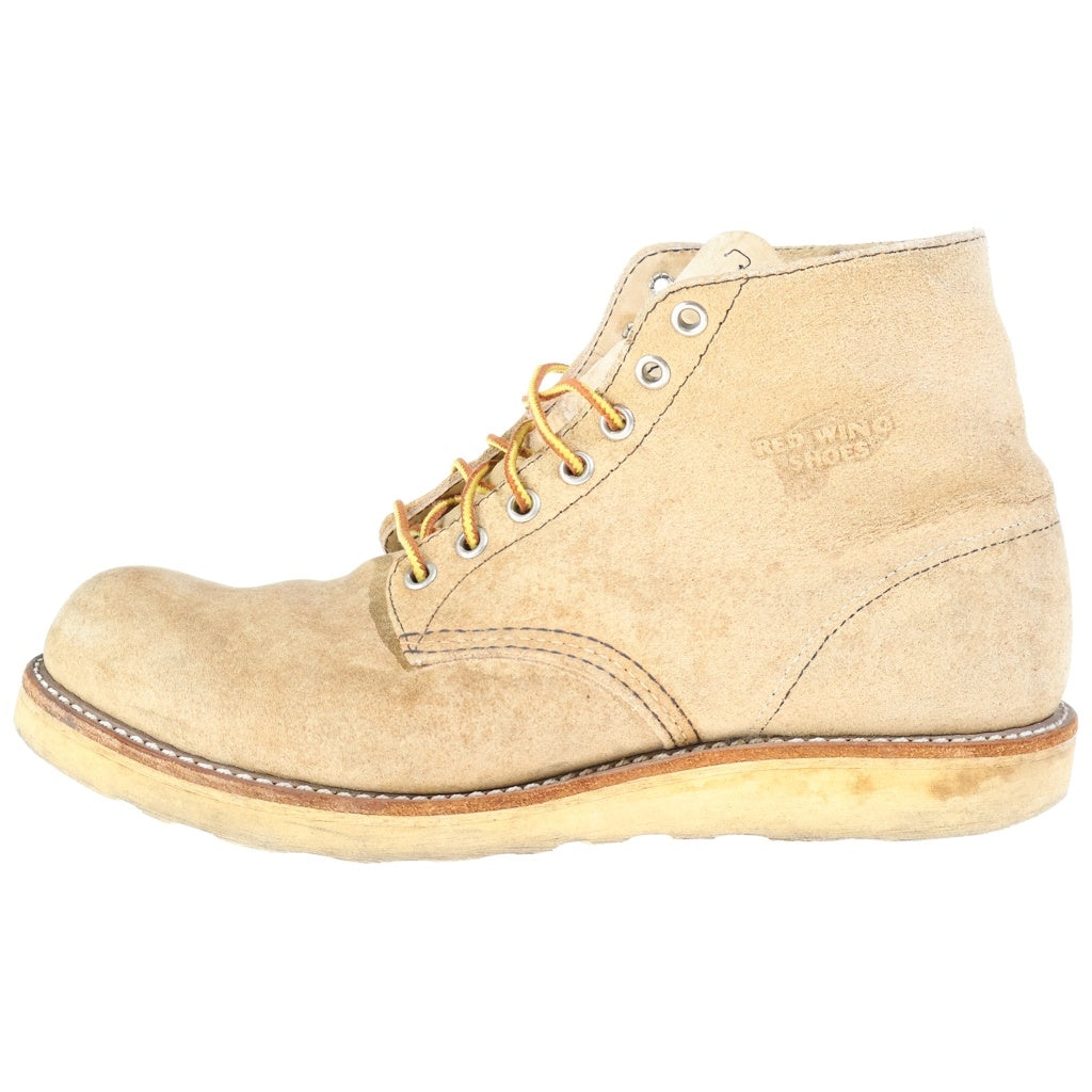 RED WING(レッド ウイング) 6-INCH CLASSIC ROUND 6インチ クラシックラウンド スウェードレザーブーツ ベージュ 8167