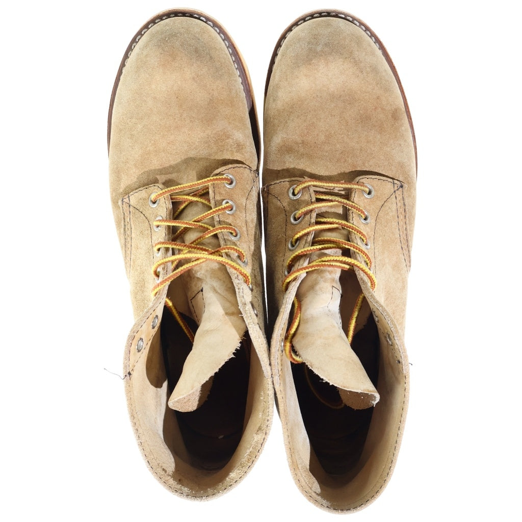 RED WING(レッド ウイング) 6-INCH CLASSIC ROUND 6インチ クラシックラウンド スウェードレザーブーツ ベージュ 8167