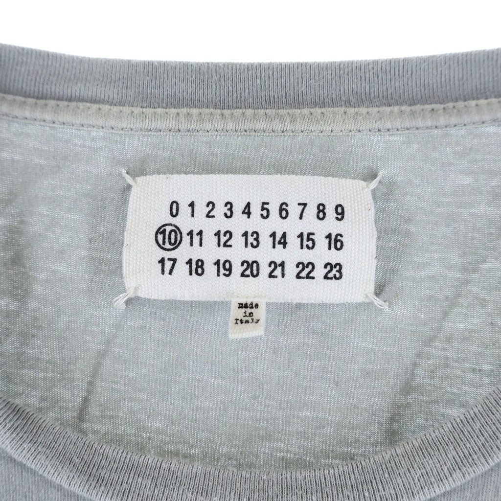 Maison Margiela(メゾンマルジェラ) 14SS トロンプルイユ フォトプリント クルーネック半袖Tシャツ カットソー グレー S50GC0351