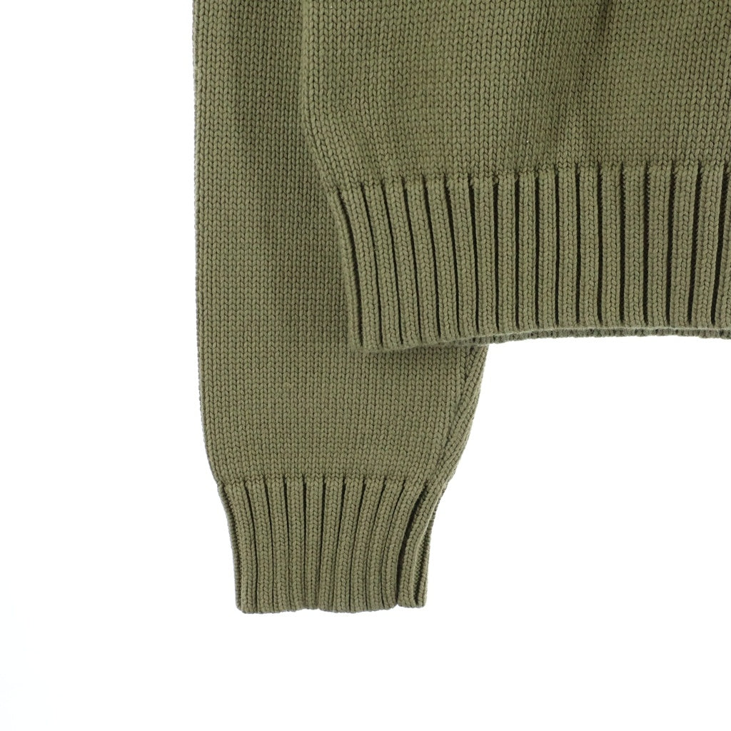 Maison Margiela(メゾンマルジェラ) 20SS White Label Sweater ホワイトラベル クルーネックニットスウェット セーター カーキ S50GP0212