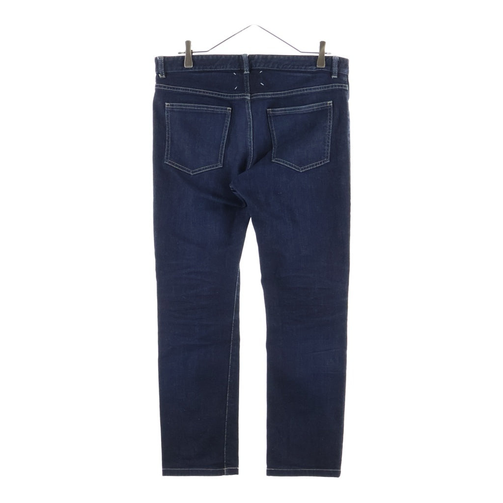 Maison Margiela(メゾンマルジェラ) 15SS コットン ジップフライ スリムフィット ストレートデニムパンツ インディゴ S50LA0068