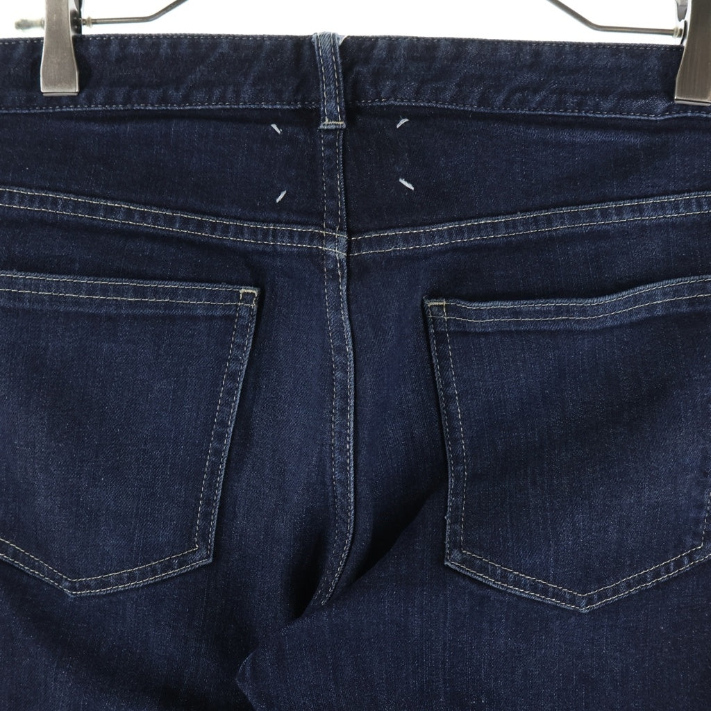 Maison Margiela(メゾンマルジェラ) 15SS コットン ジップフライ スリムフィット ストレートデニムパンツ インディゴ S50LA0068