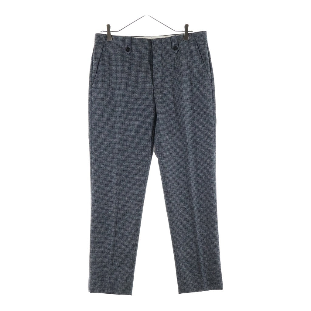 Maison Margiela(メゾンマルジェラ) 16AW ウール 千鳥格子柄 スラックスパンツ グレー S30KA0436