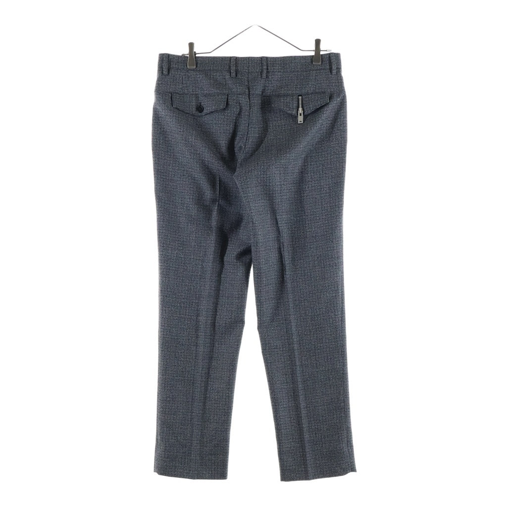 Maison Margiela(メゾンマルジェラ) 16AW ウール 千鳥格子柄 スラックスパンツ グレー S30KA0436