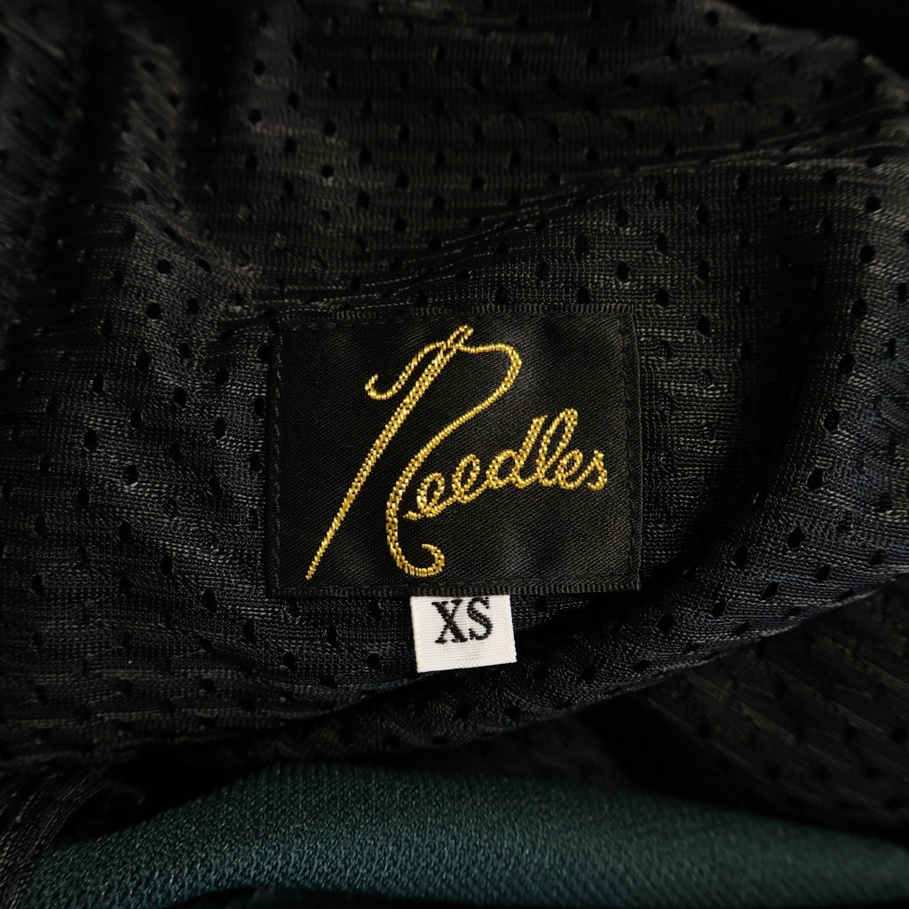 Needles(ニードルス) 25AW TRACK PANT POLY SMOOTH ポリスムース サイドライン ジャージー トラックパンツ グリーン/パープル RW316