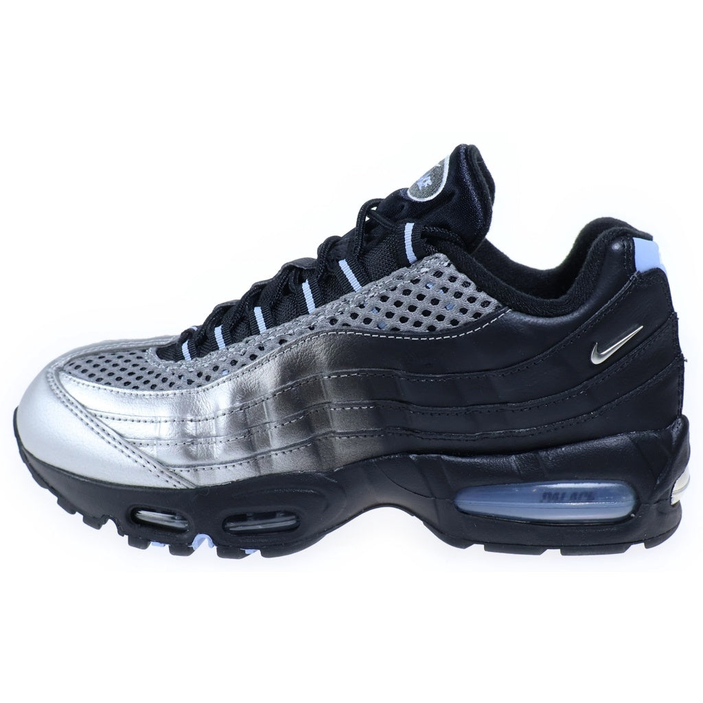NIKE(ナイキ) ×PALACE SKATEBOARDS NIKE AIR MAX BIG BUBBLE パレス スケートボード エアマックス 95 ビッグバブル ローカットスニーカー シルバー/ブラック US9/27cm IQ7708-095