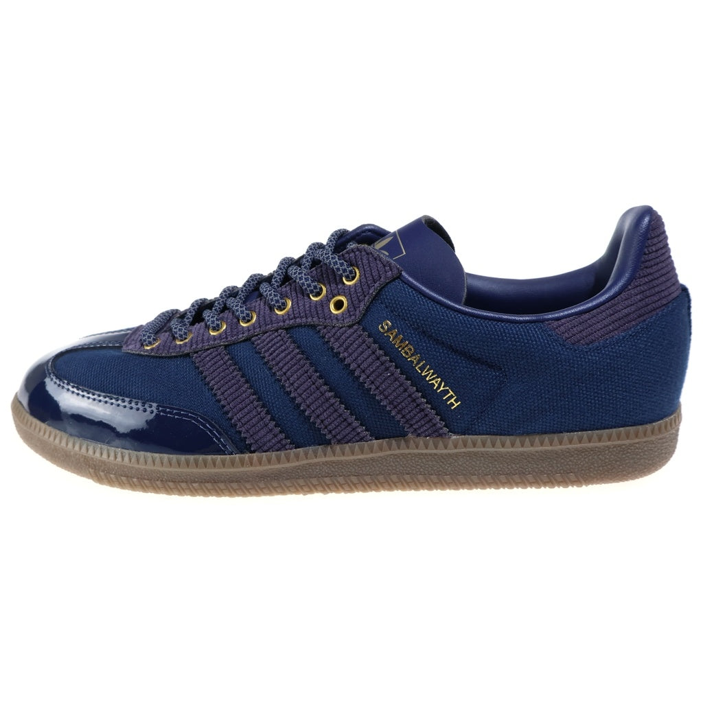 adidas(アディダス) ×ALWAYTH SAMBA OG オルウェイズ サンバ ローカットスニーカー ネイビー/パープル US9/27cm IH5186