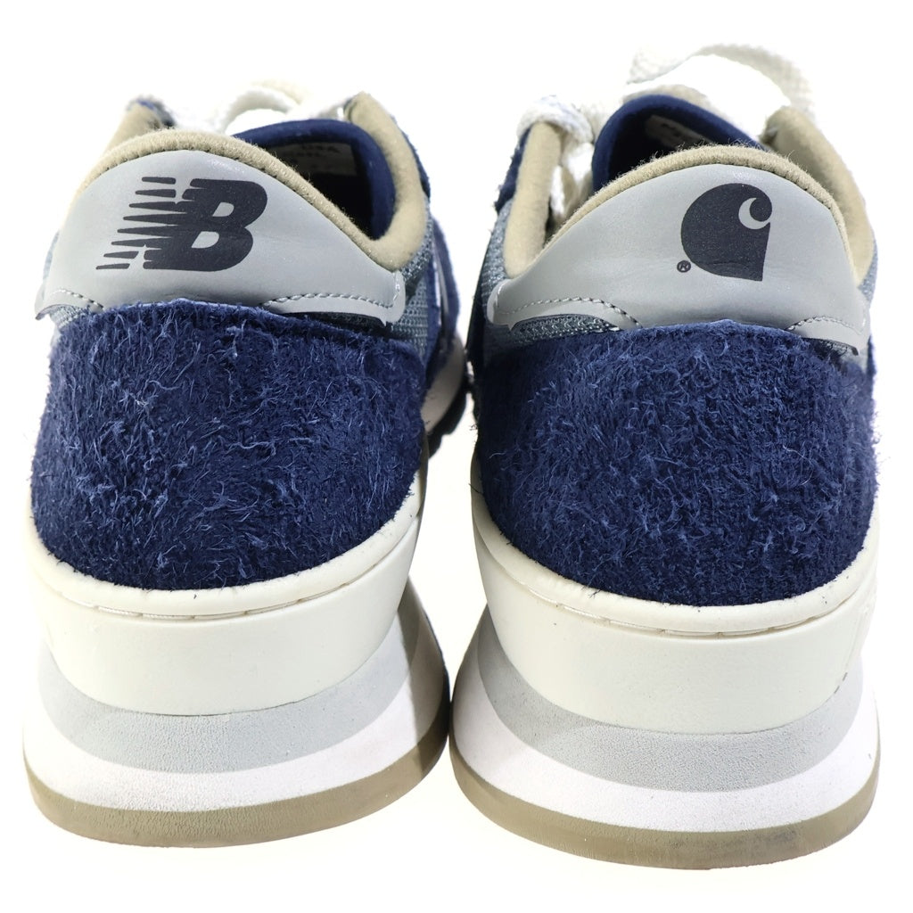 New Balance(ニューバランス) ×CARHARTT M990CH1 カーハート ローカットスニーカー ネイビー US8.5/26.5cm