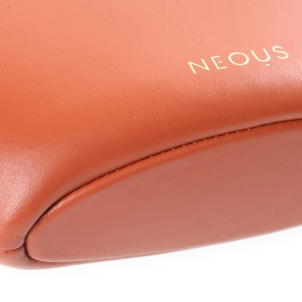 NO BRAND(ノーブランド) NEOUS ネオアス JUPITER MINI BAG ジュピター ミニ レザーハンドバッグ ブラウン レディース