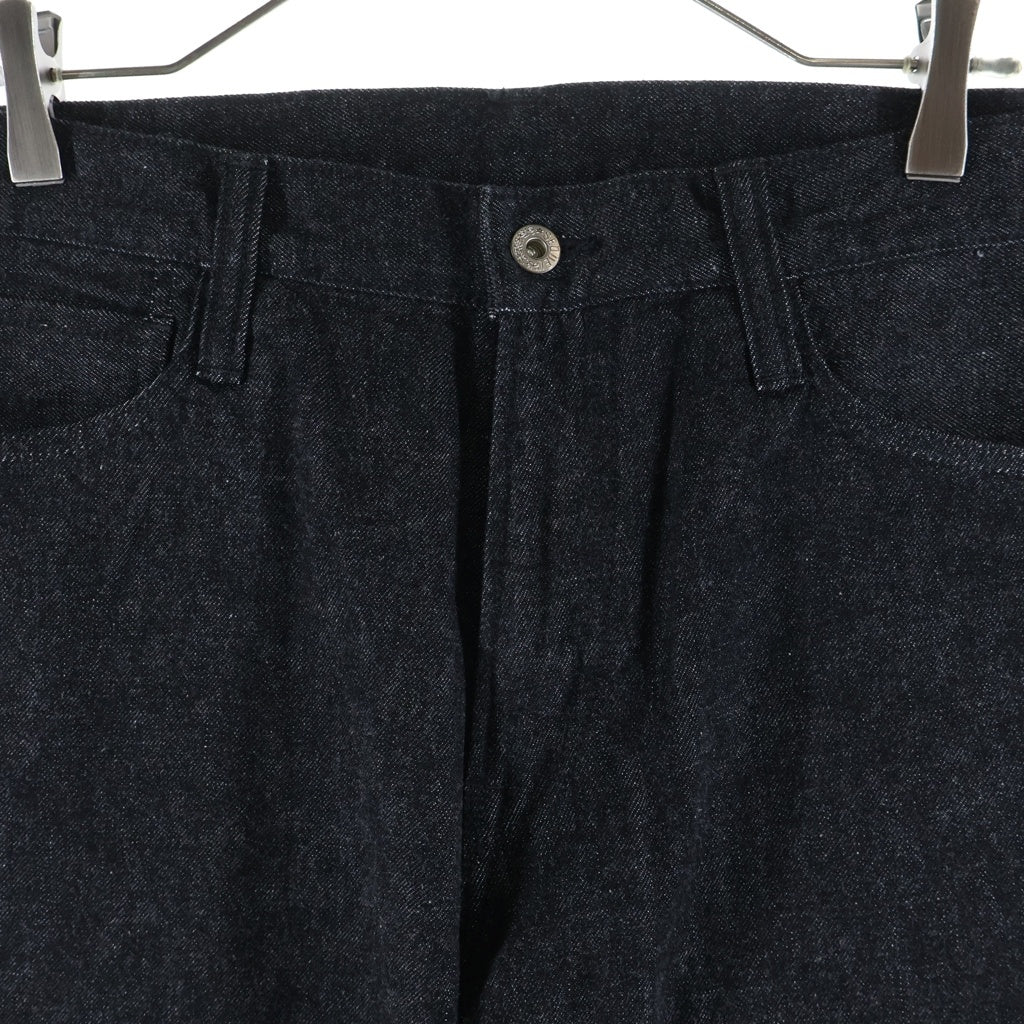 SEQUEL(シークエル) 26SS ×FRAGMENT ONE WASHED DENIM PANTS フラグメント ワンウォッシュ ジップフライ デニムパンツ ブラック SQ-26SS-PT-04