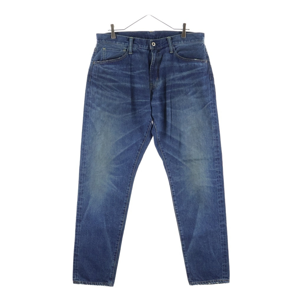 SEQUEL(シークエル) 25AW ×FRAGMENT DENIM PANTS フラグメント ユーズド加工 ジップフライ デニムパンツ インディゴ SQ-25AW-PT-09